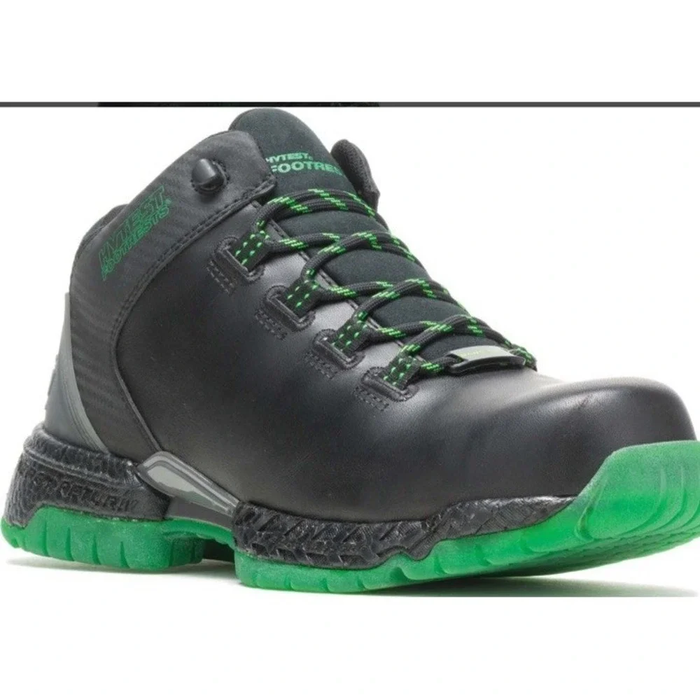 (B7/45)HYTEST FOOTRESTS 2.0 Trainer Size 10.5 Black K21109 Safety Toe Work Boots